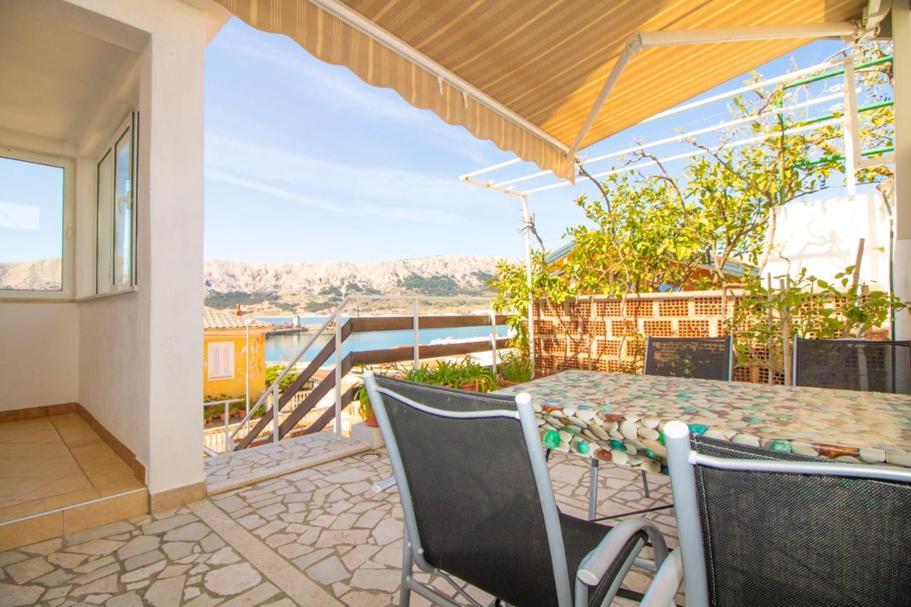 Apartment Mario With Terrace And Sea View Baska  Bagian luar foto